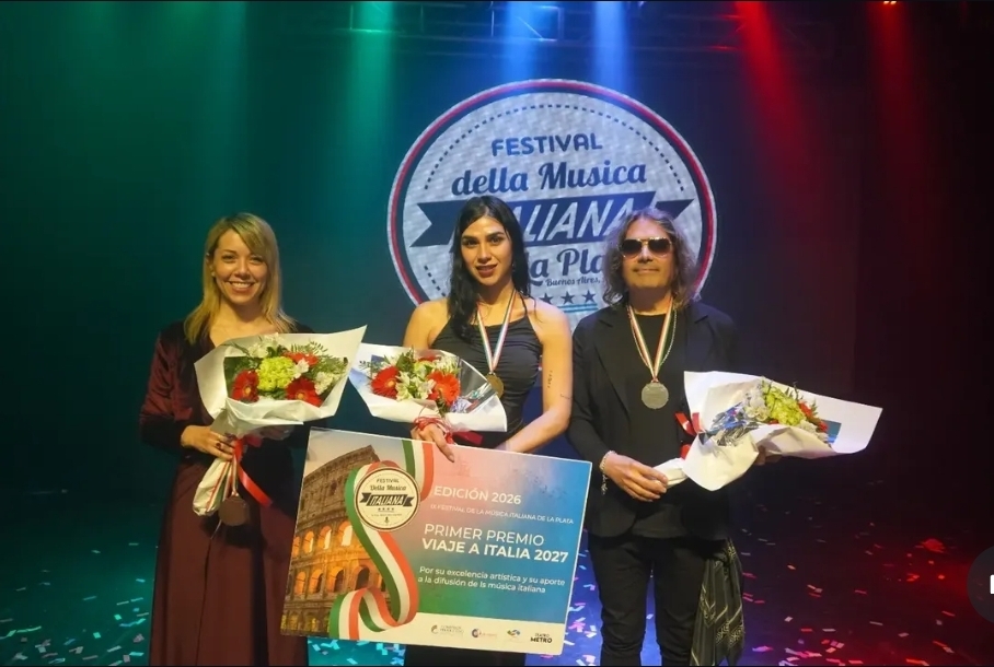 Karen Quiroga es la ganadora del IX Festival de la Música Italiana de La Plata